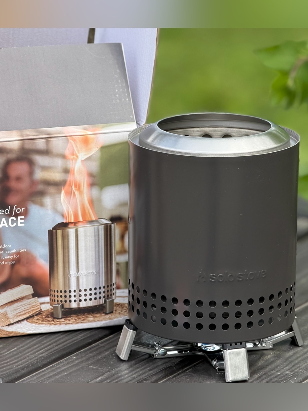 Solo stove Mesa Smoke-Free table top Fire Pit.